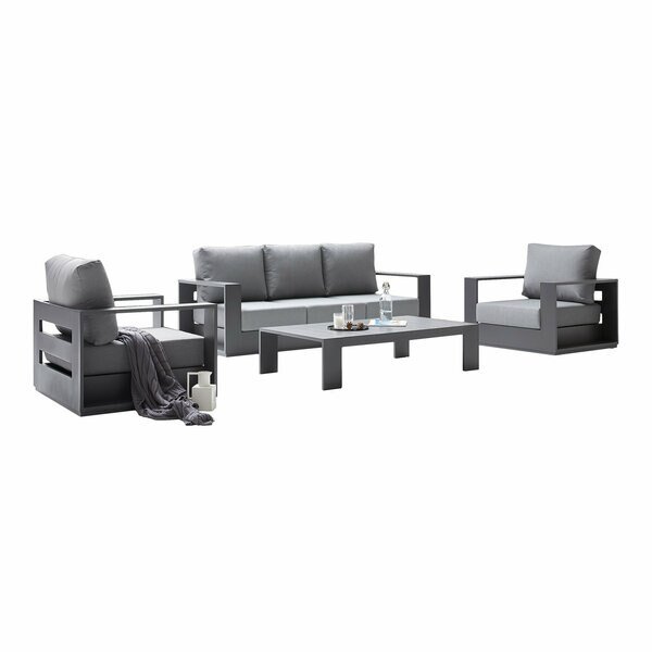 Ficarazzi Outdoor Sofa Chair Set and Coffee Table, Deko Living, Mfr#: COP30002